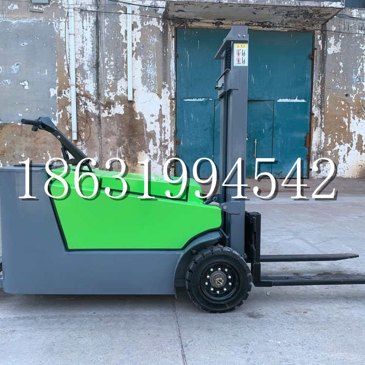 高树乡小型电动叉车1吨2吨步行站驾式电瓶堆高充电装卸车液压升降车铲车